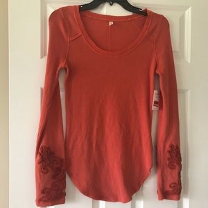 Free People thermal shirt